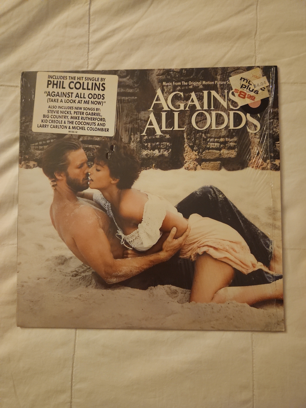 Against All Odds Vinyl Record - Soundtrack 95% SEALED! NEVER PLAYED SECRET STASH